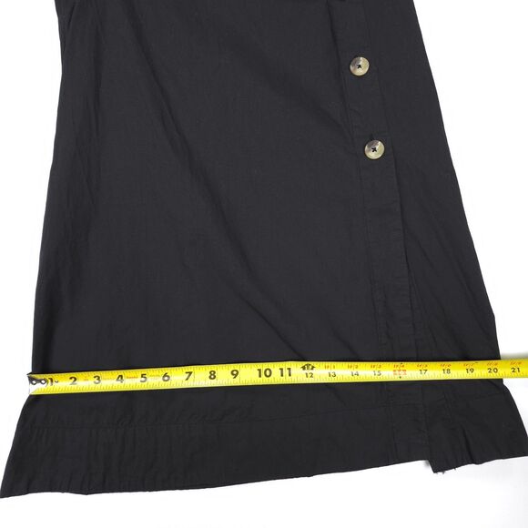 FREE PEOPLE Button Detail Culotte Wide Leg Crop Pant Brown Lagenlook Beachy Boho - Picture 5 of 9